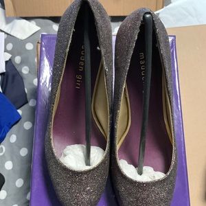 Madden Girl Glitter Heels - Purple and Black